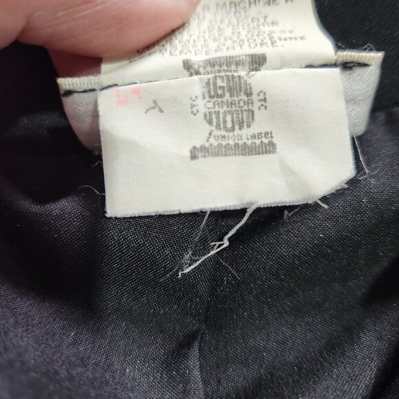 Dallairds Vintage Blazer Womens 14 Long Length 4 Button Black Front Pockets - Picture 8 of 9